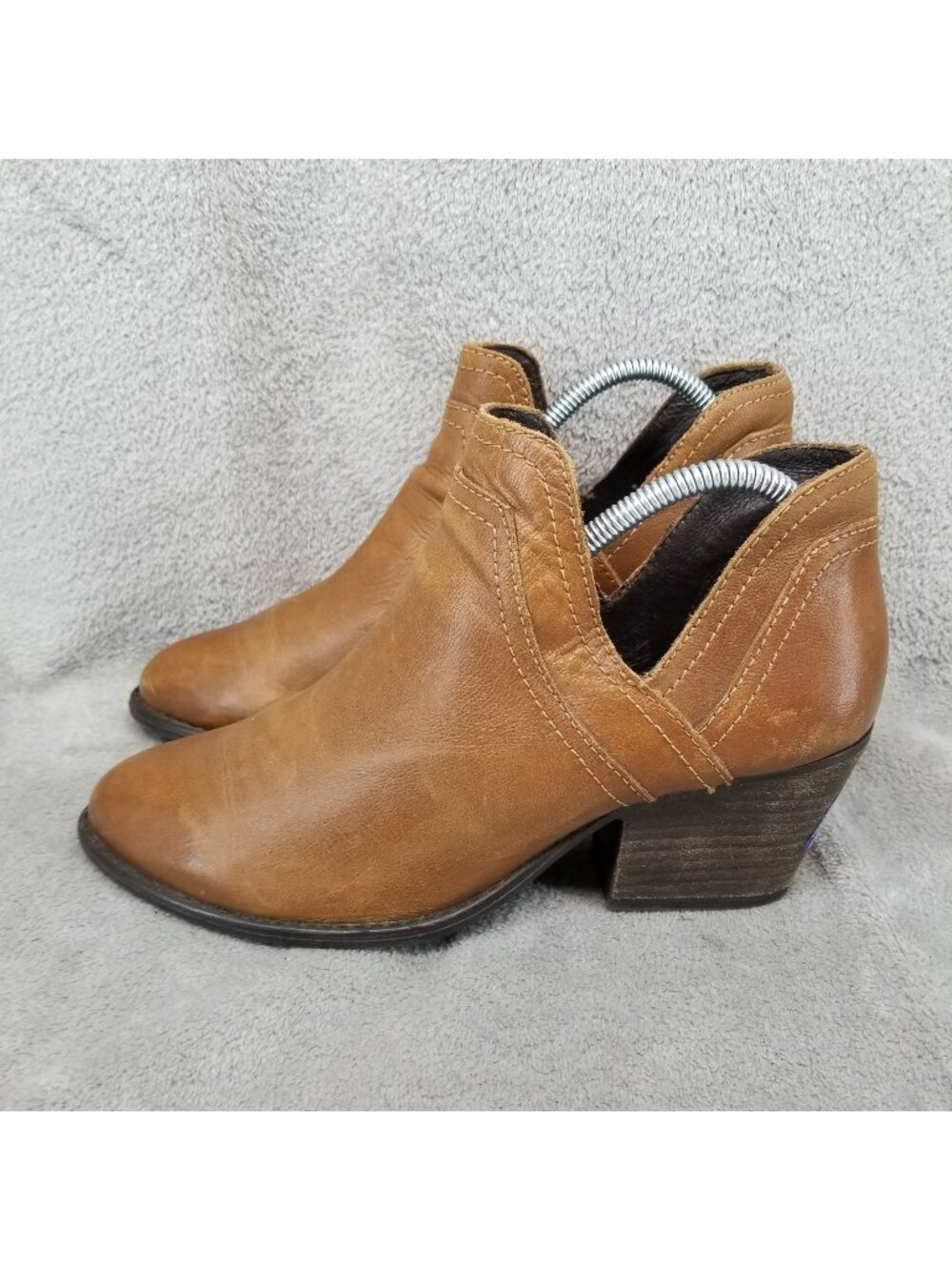 Steve Madden Shoes Womens 9.5 Brown Leather Aliee Ankle Booties *Read*